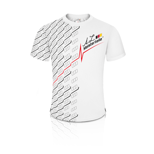 T-shirt - Baumwolle - Kurze Ärmel - Weiß - AZ-MT Design